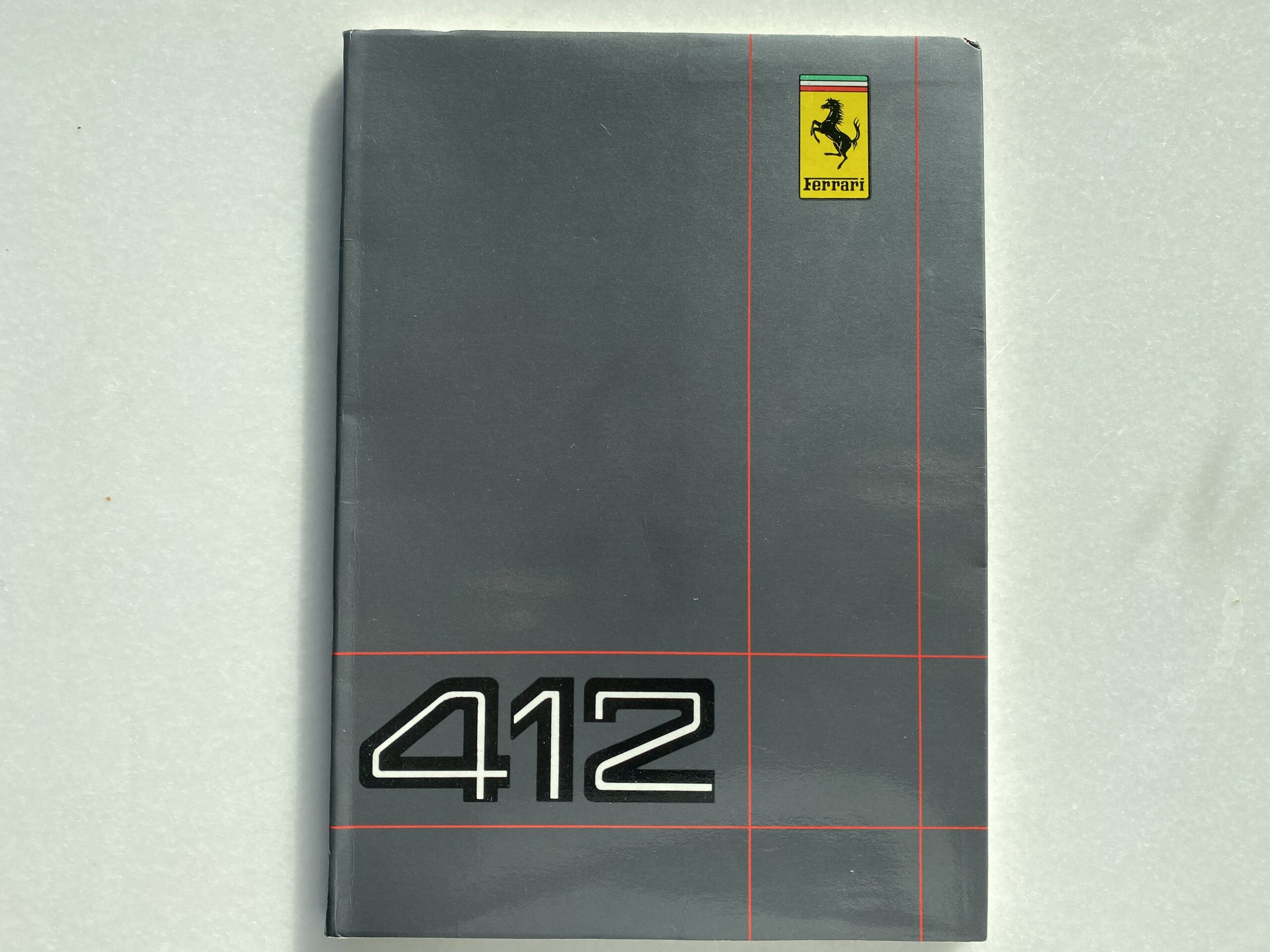 Ferrari 412 Owners Manual and Owner's Service Book - Touchdown Classic Cars